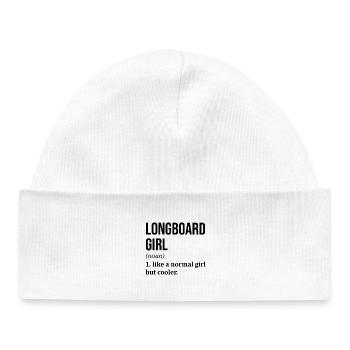 Longboard - Baby Organic Mütze - Weiß - Vorne