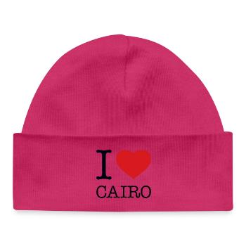 J’ADORE LE CAIRE - Bonnet bébé bio - blanc - Devant
