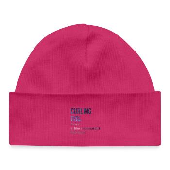curling - Bonnet bébé bio - blanc - Devant