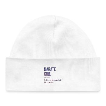 Karate - Baby Organic Mütze - Weiß - Vorne