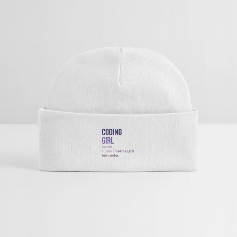 Coding Coding Coding Baby Organic Beanie