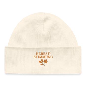 Herbststimmung Naturdesign - Baby Organic Mütze - Weiß - Vorne