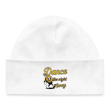 Danse Nuit Disco Dessin animé Design - Bonnet bébé bio - blanc - Devant