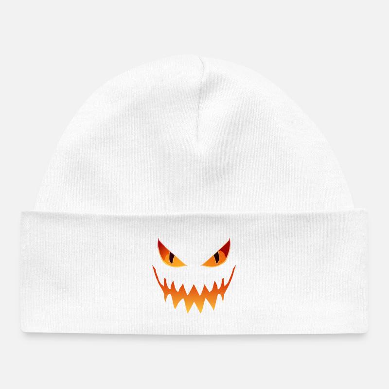 Joyeux halloween - Bonnet bébé bio - blanc
