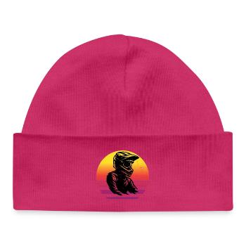 Purist motocross theme - Baby Organic Beanie - white - Front