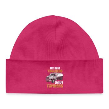 Conducteurs de camions et citernes design professionnel - Bonnet bébé bio - blanc - Devant