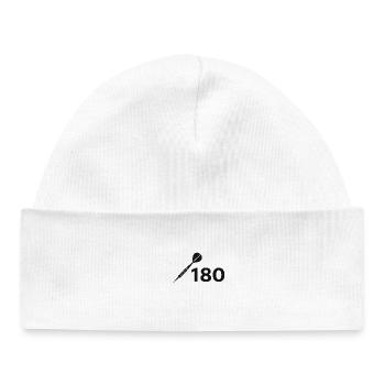 180 darts - Baby Organic Beanie - white - Front