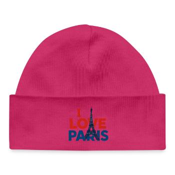 I love Paris - Baby Organic Beanie - white - Front