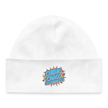 Oncology Nurse Chemo Chaos Nursing Infusion Nurse - Baby Organic Mütze - Weiß - Vorne
