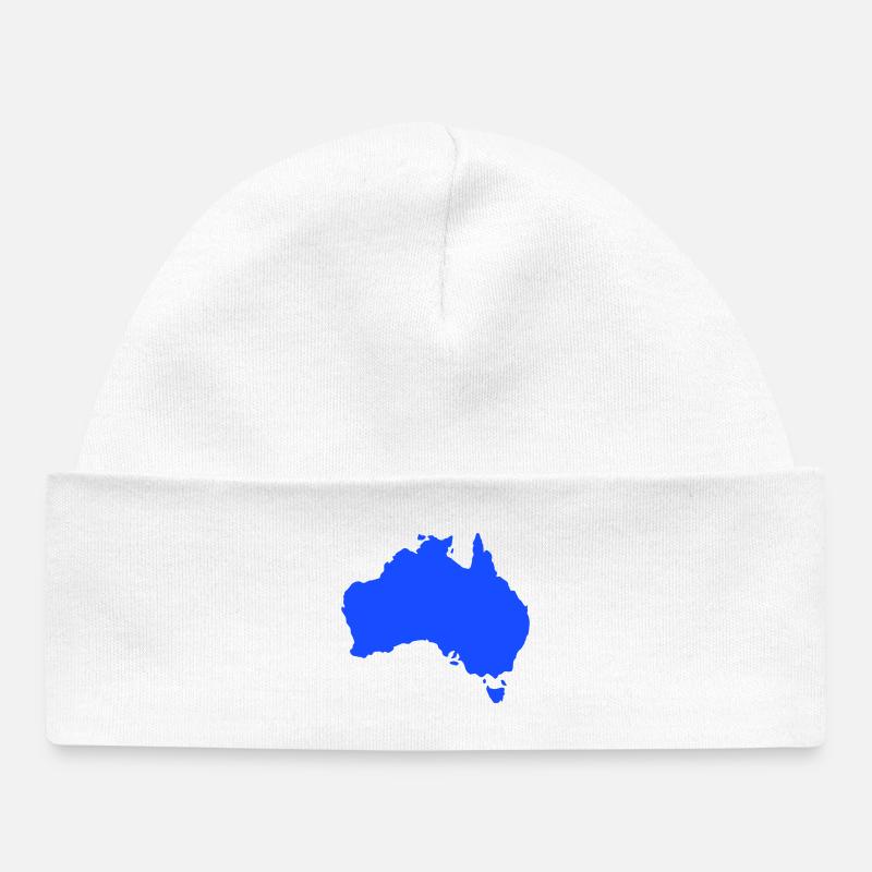 Australie - Bonnet bébé bio - blanc