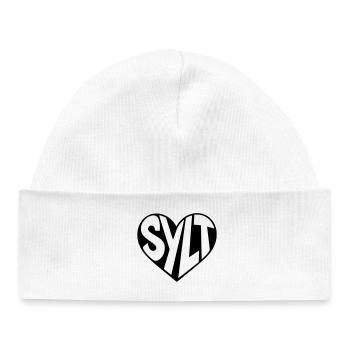 Sylt in the heart - Baby Organic Beanie - white - Front