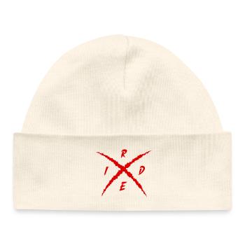 Chevaucher - Bonnet bébé bio - blanc - Devant
