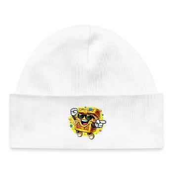 Cadeau du cercueil d’or - Bonnet bébé bio - blanc - Devant