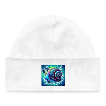 Schnecke - Baby Organic Mütze - Weiß - Vorne