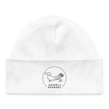 dackel und spargel - Baby Organic Mütze - Weiß - Vorne
