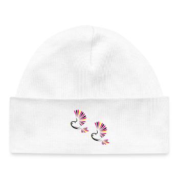 Vogel Bird - Bonnet bébé bio - blanc - Devant
