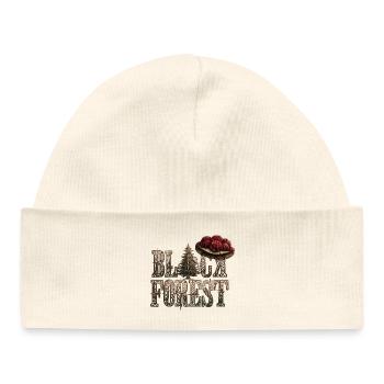 Black Forest - Baby Organic Mütze - Weiß - Vorne