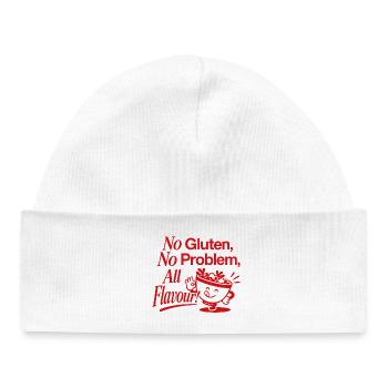 Pas de gluten, pas de problème, farine bizarre - Bonnet bébé bio - blanc - Devant