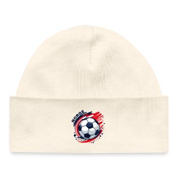 Football norvégien - Bonnet bébé bio - blanc - Devant