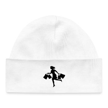 femmes - Bonnet bébé bio - blanc - Devant