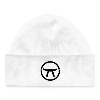 Judo / Judoka / Sport / Fight / Fighter / Strong - Baby Organic Beanie - white - Front