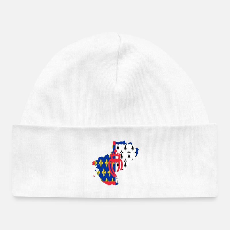 Pays de loire - Bonnet bébé bio - blanc