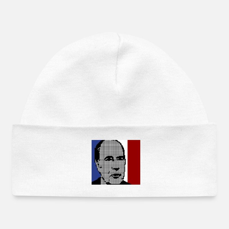 Mitterrand 1981 - Bonnet bébé bio - blanc