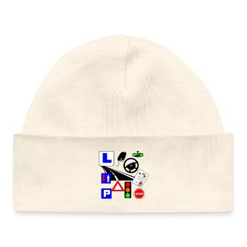 Leçons de circulation - Bonnet bébé bio - blanc - Devant