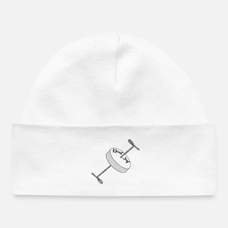 Khoudrouf jeu d'enfant - Bonnet bébé bio - blanc