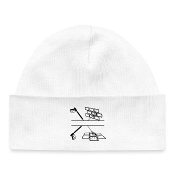 High-pressure sprayer façade cleaning - Baby Organic Beanie - white - Front