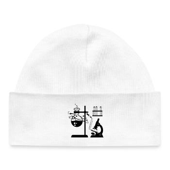 Experiment Research Laboratory - Baby Organic Beanie - white - Front