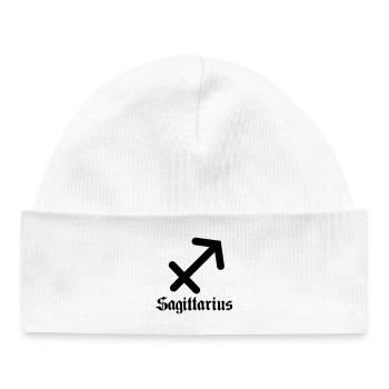 Boogschutter Sagittarius - Baby Organic Beanie - white - Front