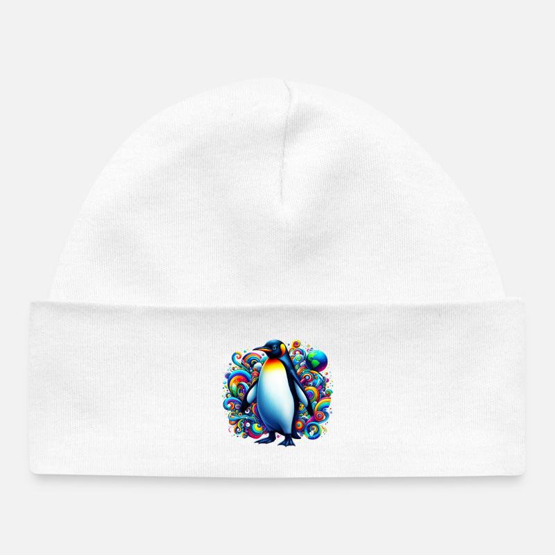 Pingouin - Bonnet bébé bio - blanc