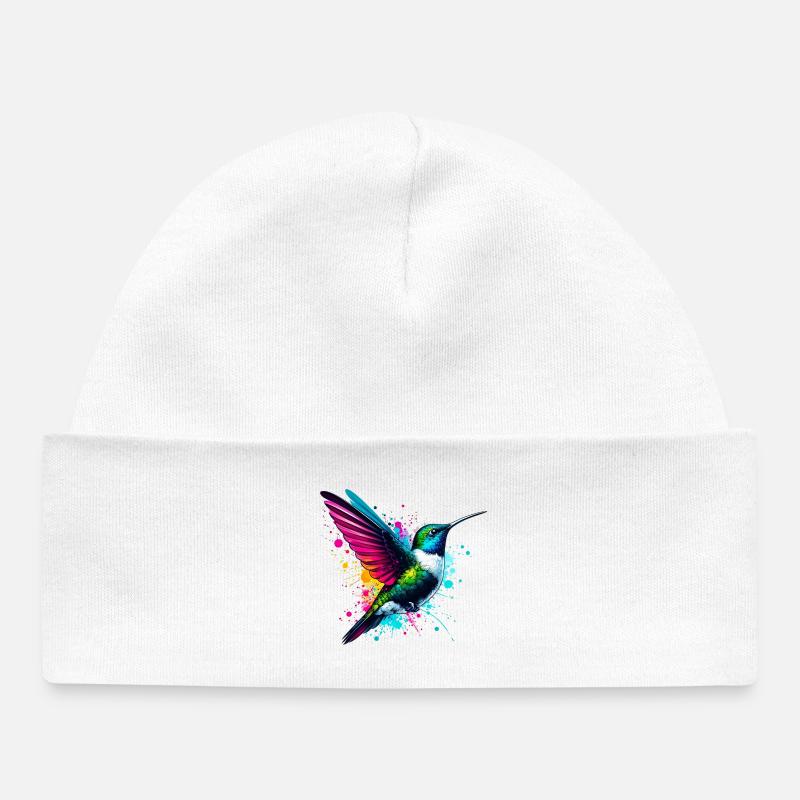 Colibri - Bonnet bébé bio - blanc