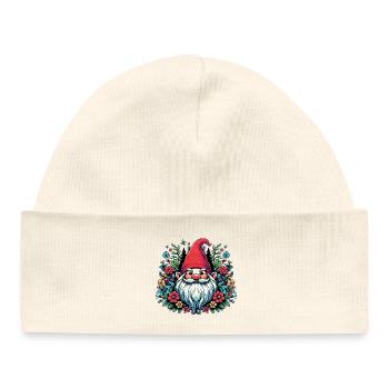 Gnome - Baby Organic Beanie - white - Front