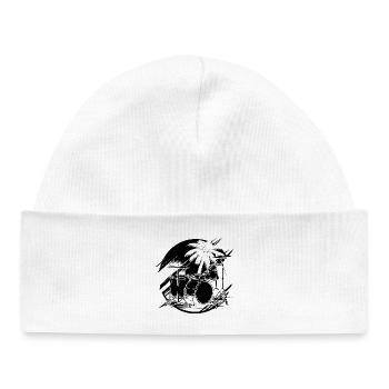 Dessin de piège - Bonnet bébé bio - blanc - Devant