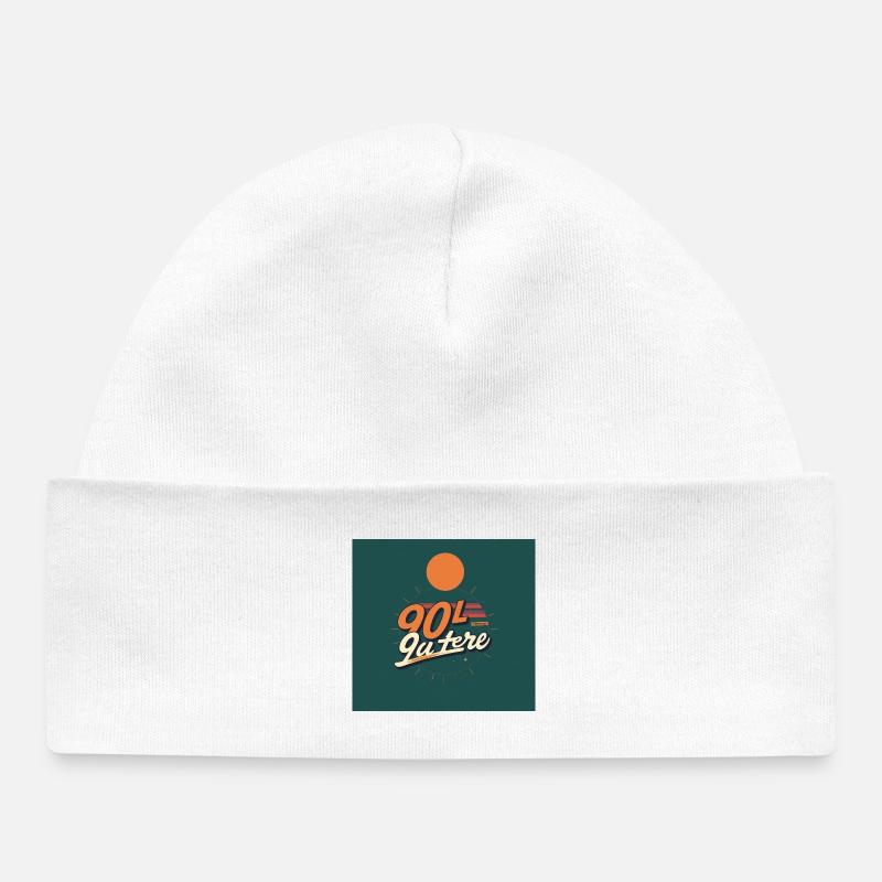 90 - Bonnet bébé bio - blanc