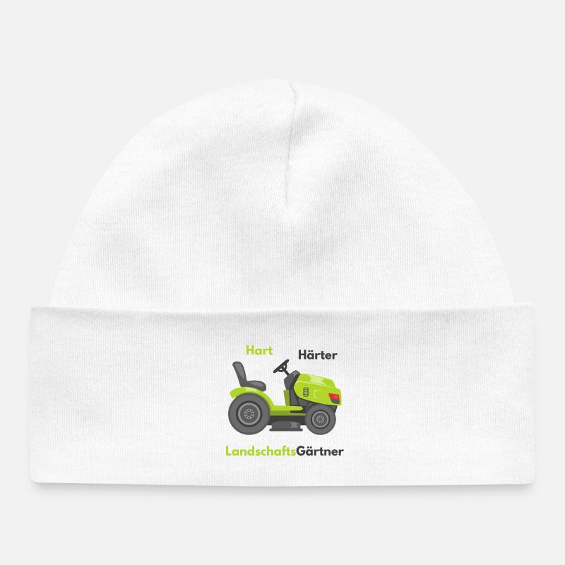 Hart Härter Paysagiste - Bonnet bébé bio - blanc