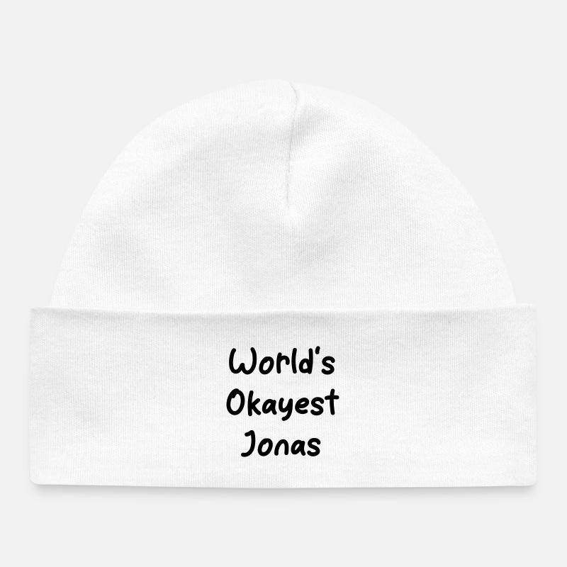 s_okayest_Jonas monde - Bonnet bébé bio - blanc