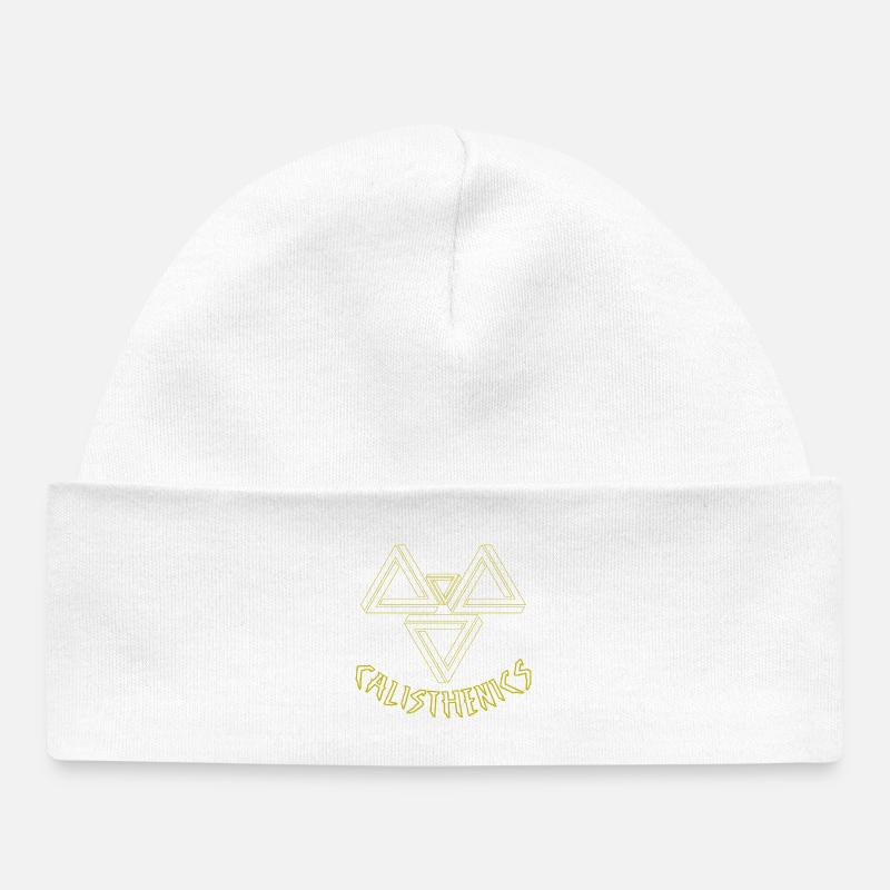 idée cadeau musculation - Bonnet bébé bio - blanc