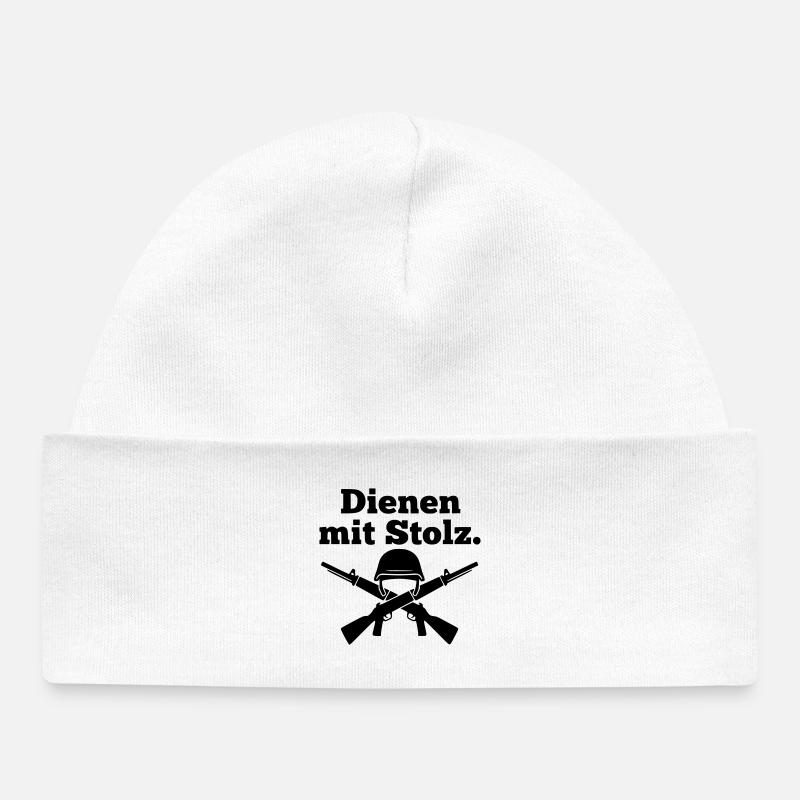 Fier - Bonnet bébé bio - blanc