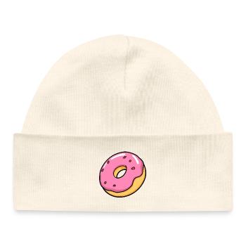 Donut - Baby Organic Mütze - Weiß - Vorne