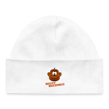 PÉTILLEMENT BIZZY - Bonnet bébé bio - blanc - Devant