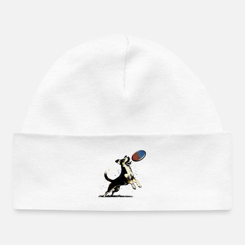 Plaisir du frisbee - Bonnet bébé bio - blanc