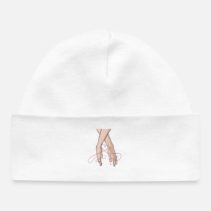 hand_in_hand - Bonnet bébé bio - blanc