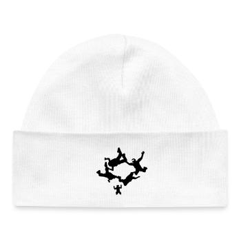 skydiving - Baby Organic Beanie - white - Front
