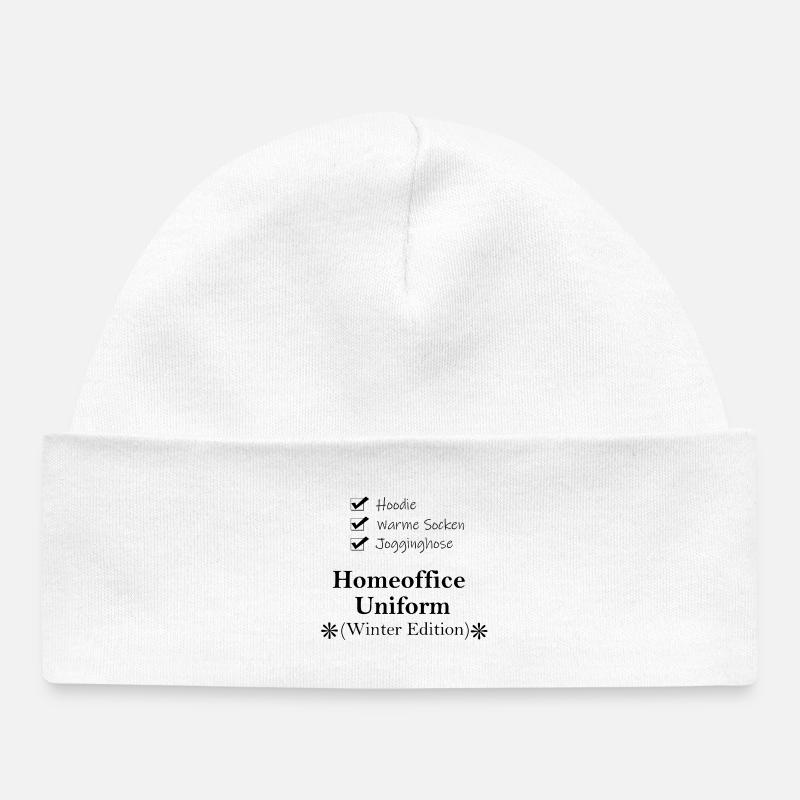 Checkliste_Homeoffice_Uniform_WS - Bonnet bébé bio - blanc