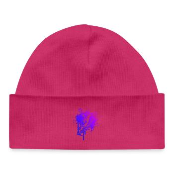 Compact handball design for men's handball - Baby Organic Beanie - white - Front