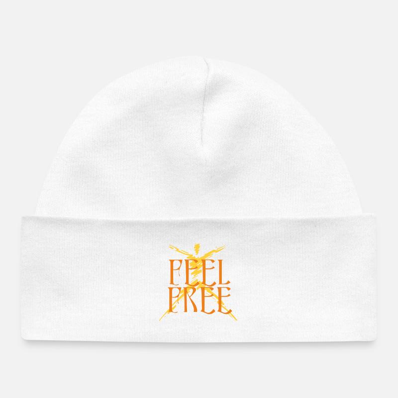 feel_free - Bonnet bébé bio - blanc