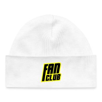 Fan Club - Bonnet bébé bio - blanc - Devant